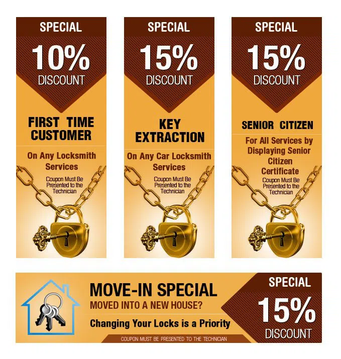 Super Locksmith Service Cincinnati, OH 513-494-3067 - coupon1-set-four